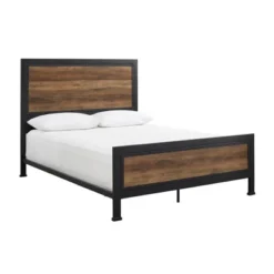 Queen Industrial Wood And Metal Bed - Saracina Home 12 Queen Industrial Wood And Metal Bed - Saracina Home -Saracina Home Deals Store GUEST 01f5a655 b757 41d6 a50b eea74a082030