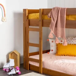 Twin Over Twin Indy Contemporary Solid Wood Bunk Bed - Saracina Home -Saracina Home Deals Store GUEST 07231f3d 38f3 4175 a6a4 25ad0a9c9bd6
