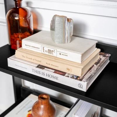 55" Thatcher Transitional Wood 4 Shelf Ladder Bookshelf - Saracina Home 6 55" Thatcher Transitional Wood 4 Shelf Ladder Bookshelf - Saracina Home - Image 6