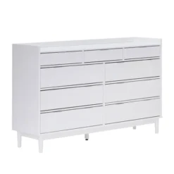 Mid-Century Modern Solid Wood 9 Drawer Horizontal Dresser - Saracina Home 21 Mid-Century Modern Solid Wood 9 Drawer Horizontal Dresser - Saracina Home -Saracina Home Deals Store GUEST 0b48733e 6e99 4e9f 9b7c 01a58b239330