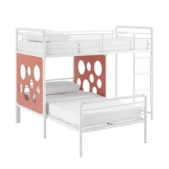 Twin Modern Cut-Out L-Shaped Metal Bunk Bed - Saracina Home -Saracina Home Deals Store GUEST 0b6c5706 4a46 4bd7 a0fc de6c2680dbc2