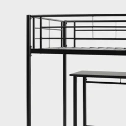 Twin Analise Metal Low Loft Bed With Desk And Storage Black - Saracina Home -Saracina Home Deals Store GUEST 0c84b46d 2c9c 4f4a b05a 925408f4ae67