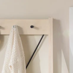 68" Solid Wood X Back Angled Hall Tree White Wash - Saracina Home 25 68" Solid Wood X Back Angled Hall Tree White Wash - Saracina Home -Saracina Home Deals Store GUEST 0f0fd1e1 5cb3 4fd8 b264 12424ce3da85