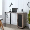 Polay Modern Computer Desk With Chalkboard Door - Saracina Home