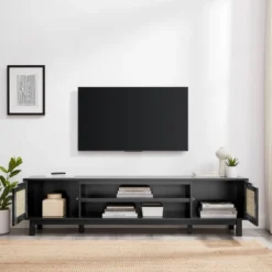 Modern Boho Storage TV Stand For TVs Up To 80" With Rattan Doors - Saracina Home 14 Modern Boho Storage TV Stand For TVs Up To 80" With Rattan Doors - Saracina Home -Saracina Home Deals Store GUEST 12221a0d 7b20 4e5c 80e3 fe64e592ec0c