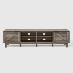 Modern Rustic 2 Door Storage TV Stand For TVs Up To 80" - Saracina Home 20 Modern Rustic 2 Door Storage TV Stand For TVs Up To 80" - Saracina Home -Saracina Home Deals Store GUEST 16425441 86f8 4ca6 bceb cb253e8d7598