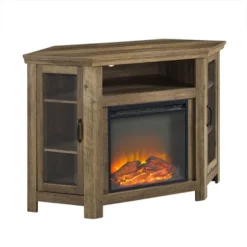 Glass Door Electric Fireplace Corner TV Stand For TVs Up To 50" - Saracina Home 31 Glass Door Electric Fireplace Corner TV Stand For TVs Up To 50" - Saracina Home -Saracina Home Deals Store GUEST 1a177987 cd72 4111 bc63 9a313ab3bc66