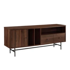 Modern Vinyl Record Player Storage TV Stand For TVs Up To 65" Dark Walnut - Saracina Home 12 Modern Vinyl Record Player Storage TV Stand For TVs Up To 65" Dark Walnut - Saracina Home -Saracina Home Deals Store GUEST 1a24674e d0cf 41ee 928a b779b9d81afc