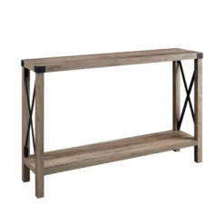 Sophie Rustic Industrial X Frame Entry Table - Saracina Home -Saracina Home Deals Store GUEST 2292a929 879a 40c9 b1e6 a320c41470f7