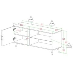 Single Door Mid-Century Modern TV Stand For TVs Up To 58" Dark Walnut - Saracina Home 7 Single Door Mid-Century Modern TV Stand For TVs Up To 58" Dark Walnut - Saracina Home -Saracina Home Deals Store GUEST 23700859 bfa0 457d b9eb 9dd68744bb3b