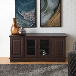 4 Door Closed Storage TV Stand For TVs Up To 55" - Saracina Home -Saracina Home Deals Store GUEST 25bf1da1 c2cb 41ec 8c91 49c95c506608