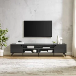 Mid-Century Modern Wide Storage TV Stand For TVs Up To 90" - Saracina Home 13 Mid-Century Modern Wide Storage TV Stand For TVs Up To 90" - Saracina Home -Saracina Home Deals Store GUEST 27fb03d5 403a 4ecc 9cc6 22626515827c