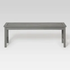 Ravenscroft Modern Boho Acacia Wood Slat Top Outdoor Dining Bench - Gray Wash - Saracina Home 11 Ravenscroft Modern Boho Acacia Wood Slat Top Outdoor Dining Bench - Gray Wash - Saracina Home -Saracina Home Deals Store GUEST 28a837eb 59ee 4062 beb1 fa99fffdaa10