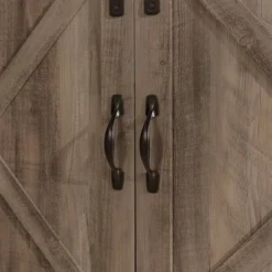 Clarabelle Double Sliding X Barn Door TV Stand For TVs Up To 80" - Saracina Home -Saracina Home Deals Store GUEST 2a8bd33f 13ee 4c5c 9c85 ac9ebeedc992