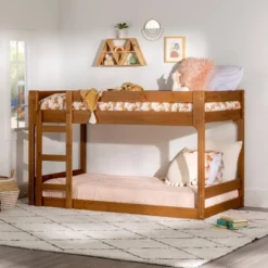 Twin Over Twin Indy Contemporary Solid Wood Bunk Bed - Saracina Home -Saracina Home Deals Store GUEST 2af59cae d4a0 4283 93f1 0029703a5188