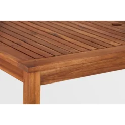 3pc Acacia Wood X Design Outdoor Patio Dining Set - Brown - Saracina Home -Saracina Home Deals Store GUEST 2d66741d 1fcd 472a 8f0a ed5a499b3dc1