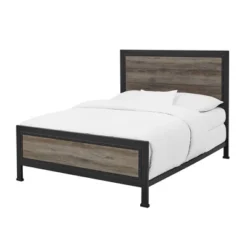 Queen Industrial Wood And Metal Bed - Saracina Home 11 Queen Industrial Wood And Metal Bed - Saracina Home -Saracina Home Deals Store GUEST 2d9a3d46 85c7 4581 8cdc 2bb40d4feaa9
