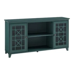 Bayland Transitional Double Fretwork Door Sideboard Antique Dark Teal - Saracina Home 8 Bayland Transitional Double Fretwork Door Sideboard Antique Dark Teal - Saracina Home -Saracina Home Deals Store GUEST 30940f8e d84b 4388 8393 0c02a276e1a3