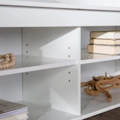 Modern Contemporary Simple Wood Storage Console TV Stand For TVs Up To 65" - Saracina Home 27 Modern Contemporary Simple Wood Storage Console TV Stand For TVs Up To 65" - Saracina Home -Saracina Home Deals Store GUEST 32144080 8534 4650 bdac 7dbcefc754d1