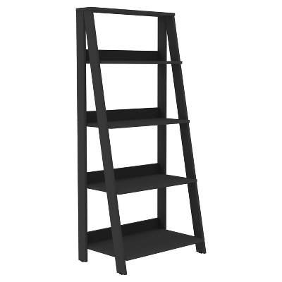 55" Thatcher Transitional Wood 4 Shelf Ladder Bookshelf - Saracina Home 10 55" Thatcher Transitional Wood 4 Shelf Ladder Bookshelf - Saracina Home - Image 10