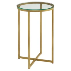 Vivian Glam X Leg Round Side Table - Saracina Home -Saracina Home Deals Store GUEST 34368b3d aadb 449a b5a0 9d43fa43d7bc