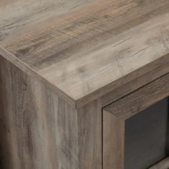 Transitional Farmhouse Window Pane Fireplace TV Stand For TV's Up To 65" Gray Wash - Saracina Home -Saracina Home Deals Store GUEST 34fa5c1b 95bb 4a2e 97f2 0446c06e3aaf