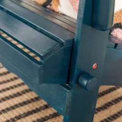 Genovia Transitional Acacia Wood Outdoor Adirondack Chair With Wine Holder - Saracina Home -Saracina Home Deals Store GUEST 3749043c 5aef 4bb8 826a 89c77425b956