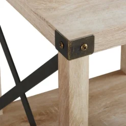 Set Of 2 Sophie Rustic Farmhouse X Frame Side Tables - Saracina Home -Saracina Home Deals Store GUEST 384841a6 6457 4b3c 8b28 0bfc3c51f790