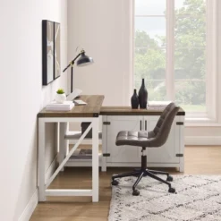 Farmhouse Rustic L Shaped Desk With Storage - Saracina Home 29 Farmhouse Rustic L Shaped Desk With Storage - Saracina Home -Saracina Home Deals Store GUEST 3998858b 4a5e 4eda a0e8 c9ecb3ac0b1d