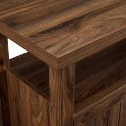 Modern Farmhouse Highboy Double Grooved Door TV Stand For TVs Up To 65" - Saracina Home -Saracina Home Deals Store GUEST 3c199502 4b52 4e2f a511 b159f28ffe41