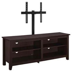 Farmhouse 4 Cubby Wood Open Storage With Mount TV Stand For TVs Up To 65" - Saracina Home -Saracina Home Deals Store GUEST 3c750f66 3fa8 4d7c 91c3 96116a74ec8b