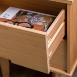 Mid-Century Modern Wood Nightstand - Saracina Home -Saracina Home Deals Store GUEST 3ea28490 7685 4c60 a1be 889c69b2af02