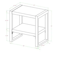 24" Loop Leg Urban Industrial Side Table Charcoal - Saracina Home 9 24" Loop Leg Urban Industrial Side Table Charcoal - Saracina Home -Saracina Home Deals Store GUEST 3f8f1d17 e90f 402e 8511 481375e2a0cc