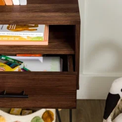 Amal Modern Single Drawer Hairpin Leg Nightstand - Saracina Home 20 Amal Modern Single Drawer Hairpin Leg Nightstand - Saracina Home -Saracina Home Deals Store GUEST 40c3e588 7762 4a1f ae19 3cbe68902f1e