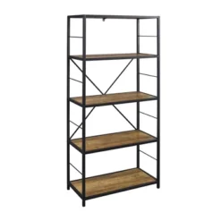 63" 4 Shelf Industrial Transitional Tall Bookshelf - Saracina Home 11 63" 4 Shelf Industrial Transitional Tall Bookshelf - Saracina Home -Saracina Home Deals Store GUEST 43f6ae14 00e5 4498 b215 cdae8a95d4c2