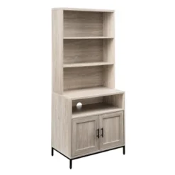 64.12" Orin Modern 2 Door Bookshelf Hutch - Saracina Home -Saracina Home Deals Store GUEST 4533baad 7e0e 473b a184 41d33d5548af