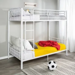 Twin Over Twin Analise Metal Bunk Bed - Saracina Home -Saracina Home Deals Store GUEST 47f054be ac4e 4bc9 b720 aadd11bc6b8b