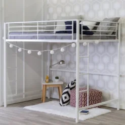 Full Size Metal Platform Loft Bed - Saracina Home -Saracina Home Deals Store GUEST 482f1739 3b20 472e ad03 d2aa9ffb79ba