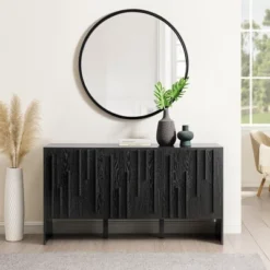 Modern Staggered Vertical Accent 3 Door Sideboard - Saracina Home -Saracina Home Deals Store GUEST 4a313f97 6ec7 4067 bb0c b71e036f2dca