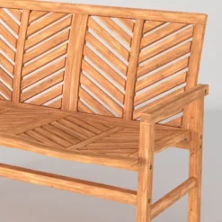 Slatted Chevron Acacia Wood Patio Loveseat – Saracina Home 30 Slatted Chevron Acacia Wood Patio Loveseat – Saracina Home -Saracina Home Deals Store GUEST 4a574b41 46e1 4ef8 8a5b ab916811f1ac