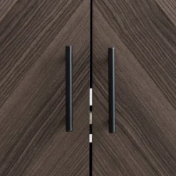 Angelo Modern 2 Door Bookmatch TV Stand For TVs Up To 65" Ash Brown/White - Saracina Home -Saracina Home Deals Store GUEST 4ba2ea3d 4872 48ae b389 b80063d3c5e9