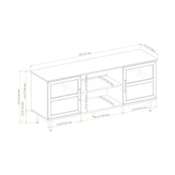 Modern Wood And Glass Door Console TV Stand For TVs Up To 65" - Saracina Home 13 Modern Wood And Glass Door Console TV Stand For TVs Up To 65" - Saracina Home -Saracina Home Deals Store GUEST 52e7aa4d e976 48f1 bc3d adce19001125