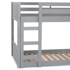 Twin Over Twin Wood Detachable Slat Bunk Bed - Saracina Home -Saracina Home Deals Store GUEST 53638020 1e90 4d76 aed0 938e320e55cc