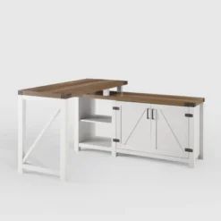 Farmhouse Rustic L Shaped Desk With Storage - Saracina Home 39 Farmhouse Rustic L Shaped Desk With Storage - Saracina Home -Saracina Home Deals Store GUEST 548cfd29 f483 449e 9420 48f42153627f