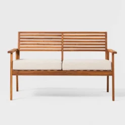 Saracina Home Mid-Century Modern Slatted Acacia Outdoor Bench 10 Saracina Home Mid-Century Modern Slatted Acacia Outdoor Bench -Saracina Home Deals Store GUEST 57d905ae eee3 4700 a9c5 3da145005519