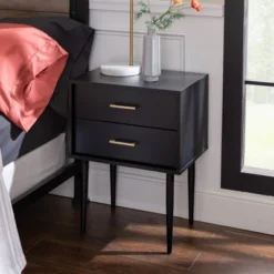 Ora Mid-Century Modern 2 Drawer Nightstand - Saracina Home 17 Ora Mid-Century Modern 2 Drawer Nightstand - Saracina Home -Saracina Home Deals Store GUEST 586d04a0 be28 4036 81c0 746bfa6293b3