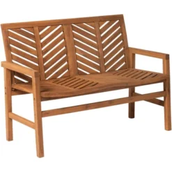 Slatted Chevron Acacia Wood Patio Loveseat – Saracina Home 35 Slatted Chevron Acacia Wood Patio Loveseat – Saracina Home -Saracina Home Deals Store GUEST 5a4c2c18 3399 49e8 b03f 3b7e722ca08d