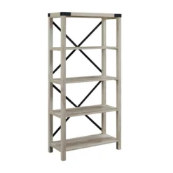 64" Sophie Industrial X Frame Bookshelf - Saracina Home -Saracina Home Deals Store GUEST 5bc74c7d 1f9b 4172 9e11 1b6497726bcc