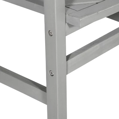 Slatted Chevron Acacia Wood Patio Loveseat – Saracina Home 15 Slatted Chevron Acacia Wood Patio Loveseat – Saracina Home - Image 15