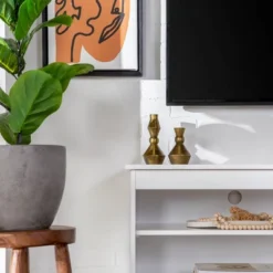 Modern Contemporary Simple Wood Storage Console TV Stand For TVs Up To 65" - Saracina Home 20 Modern Contemporary Simple Wood Storage Console TV Stand For TVs Up To 65" - Saracina Home -Saracina Home Deals Store GUEST 5d33ce91 88d1 4797 bd70 3bbe4e080c85